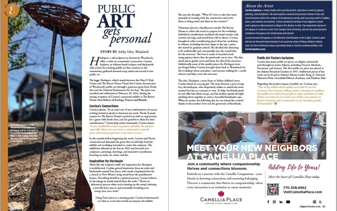 Public Art Gets Personal: Harlequin